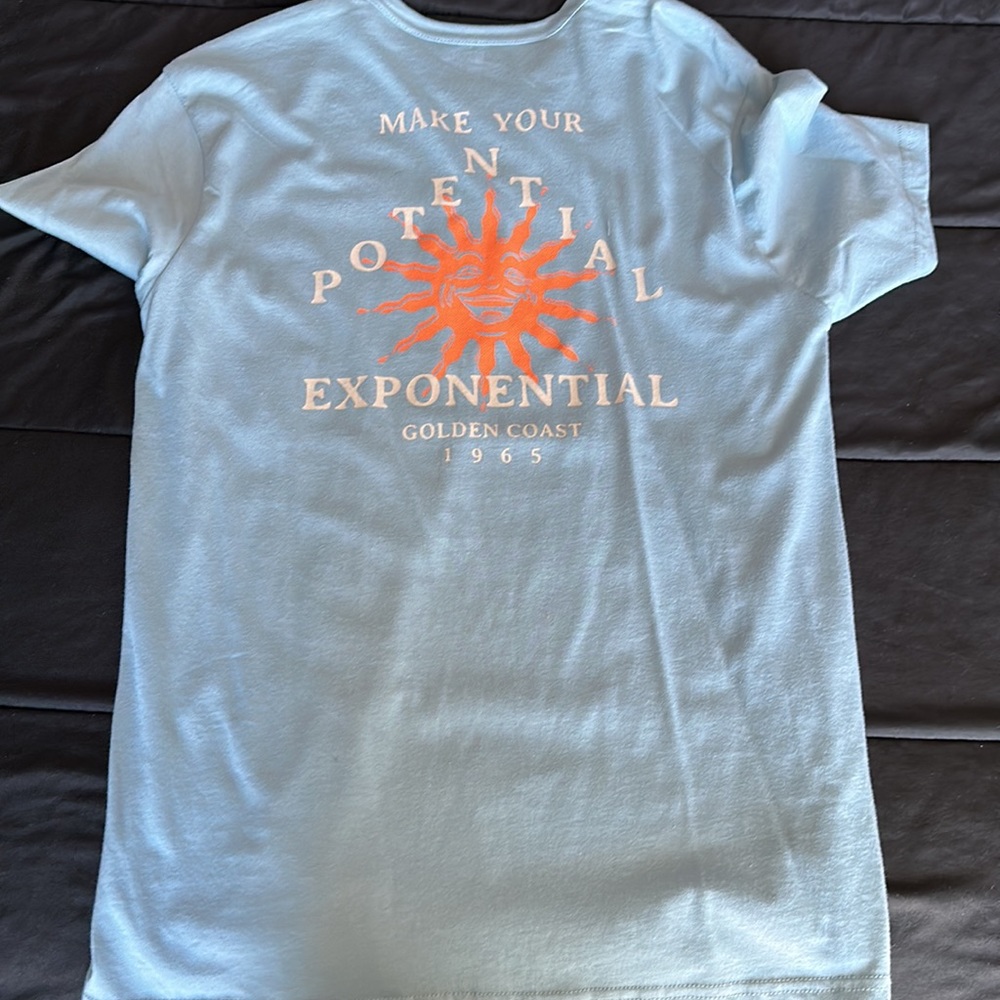 Blue Make your potential exponential T-shirt!